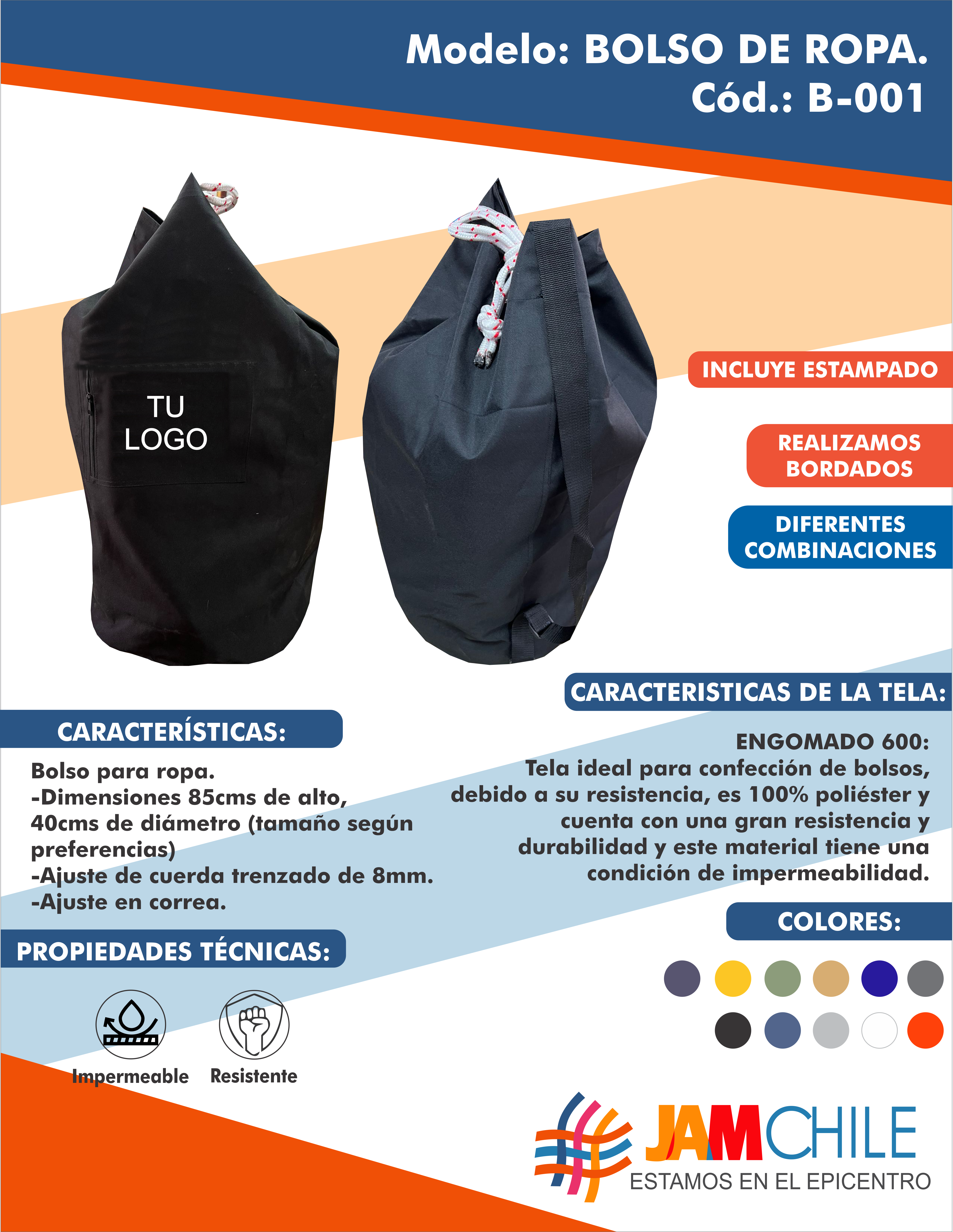 bolso de ropa (B-001)