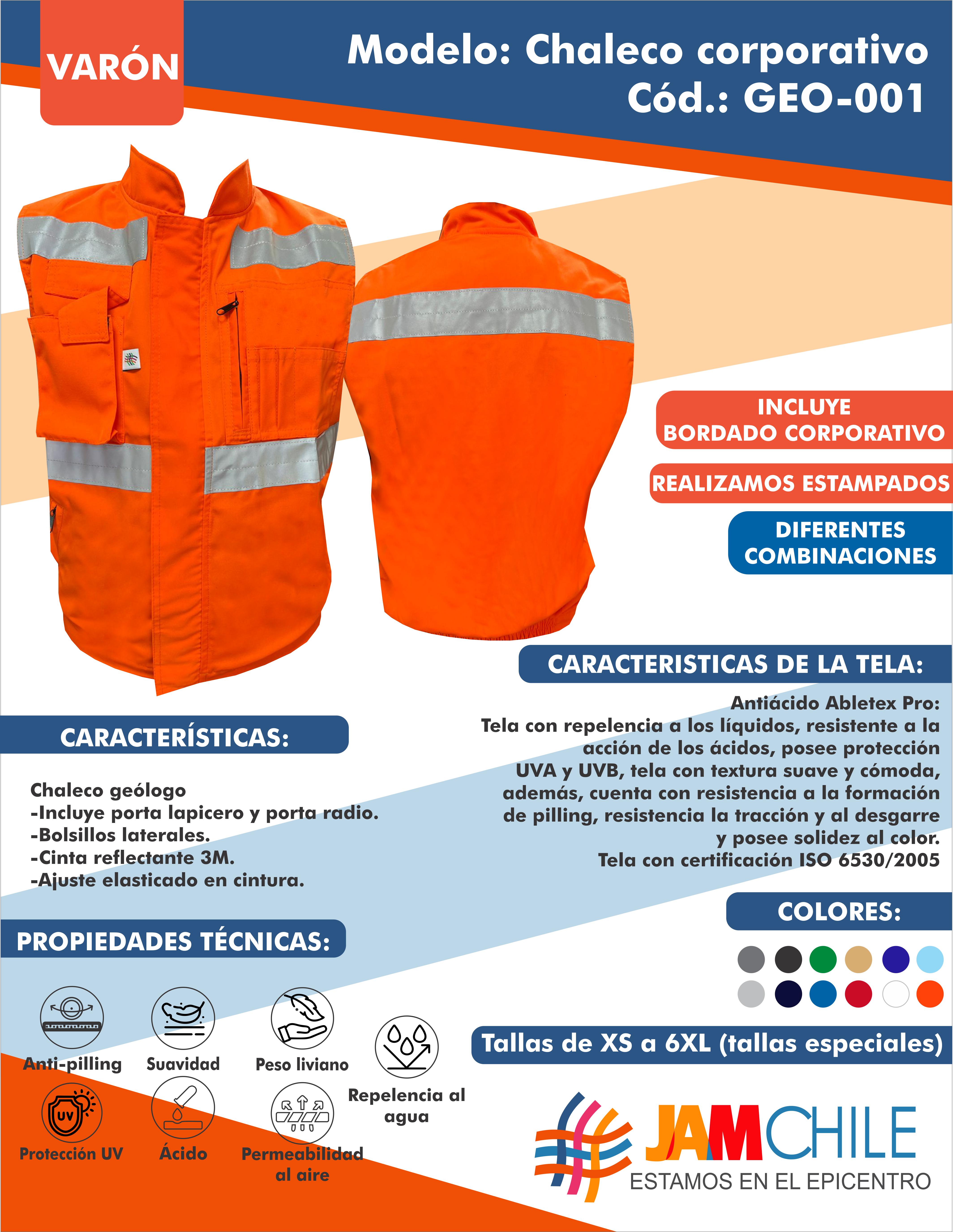 chaleco geologo (GEO-001)