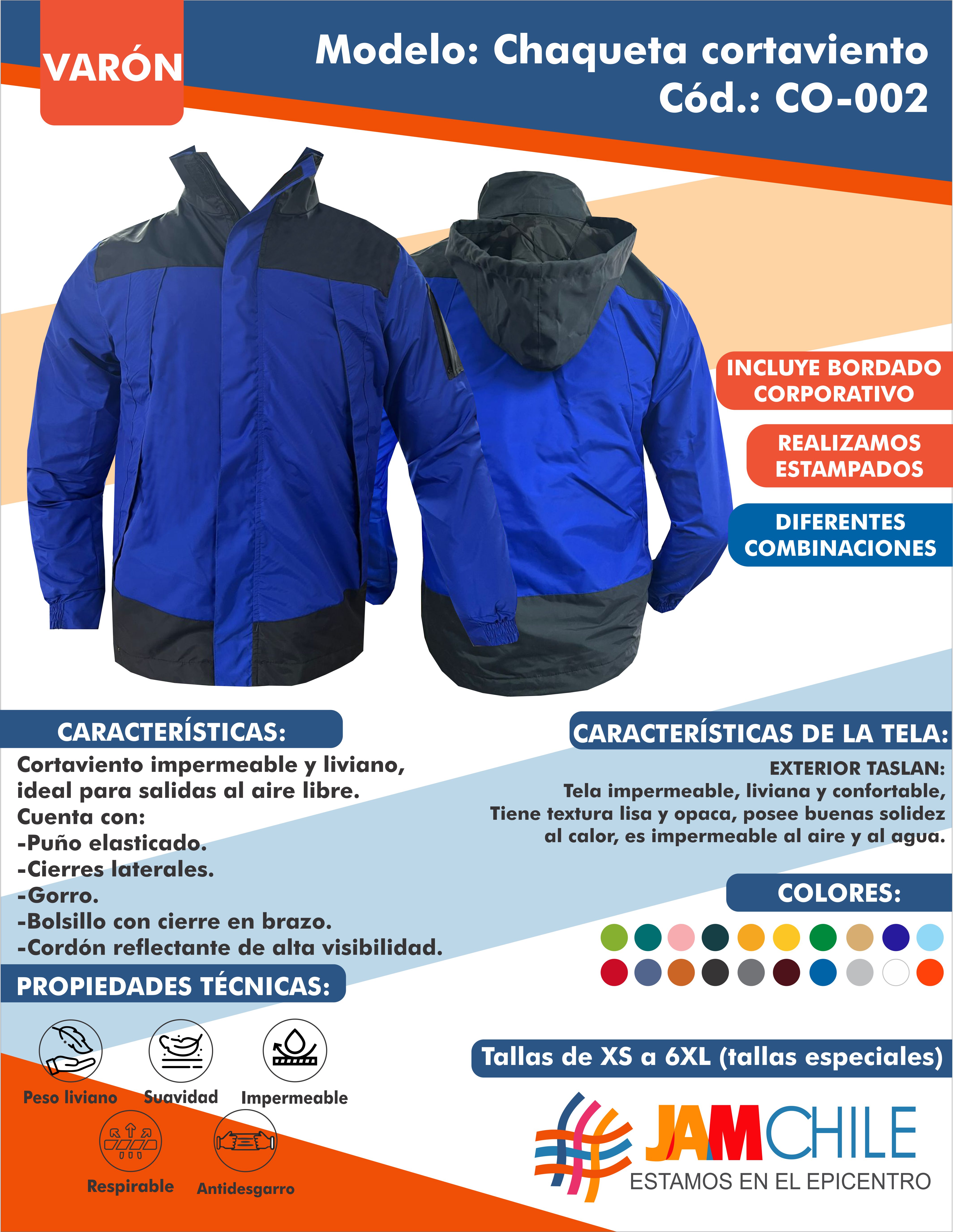 cortaviento VARON (CO-002)