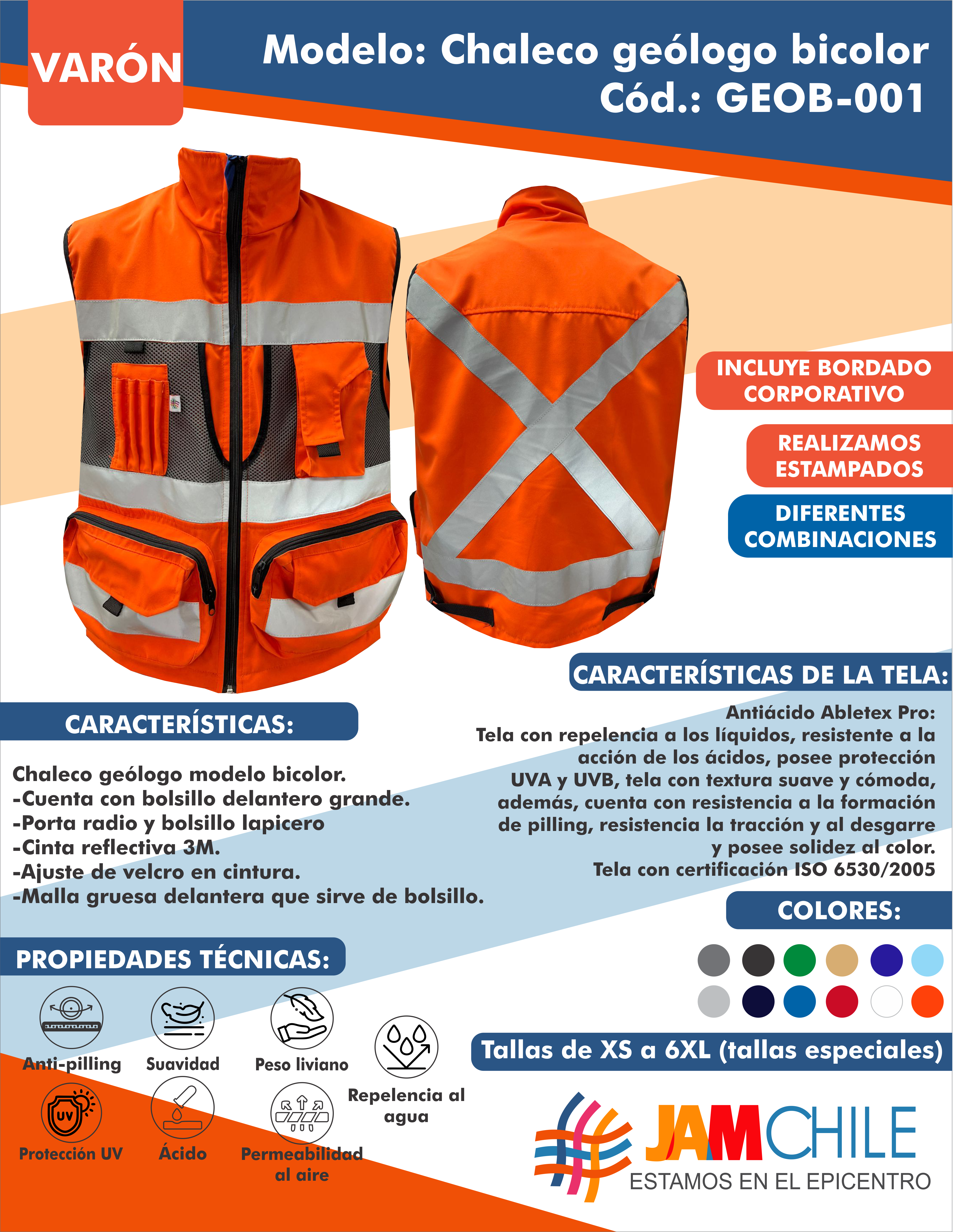 geologo bicolor varon (GEOB-001)