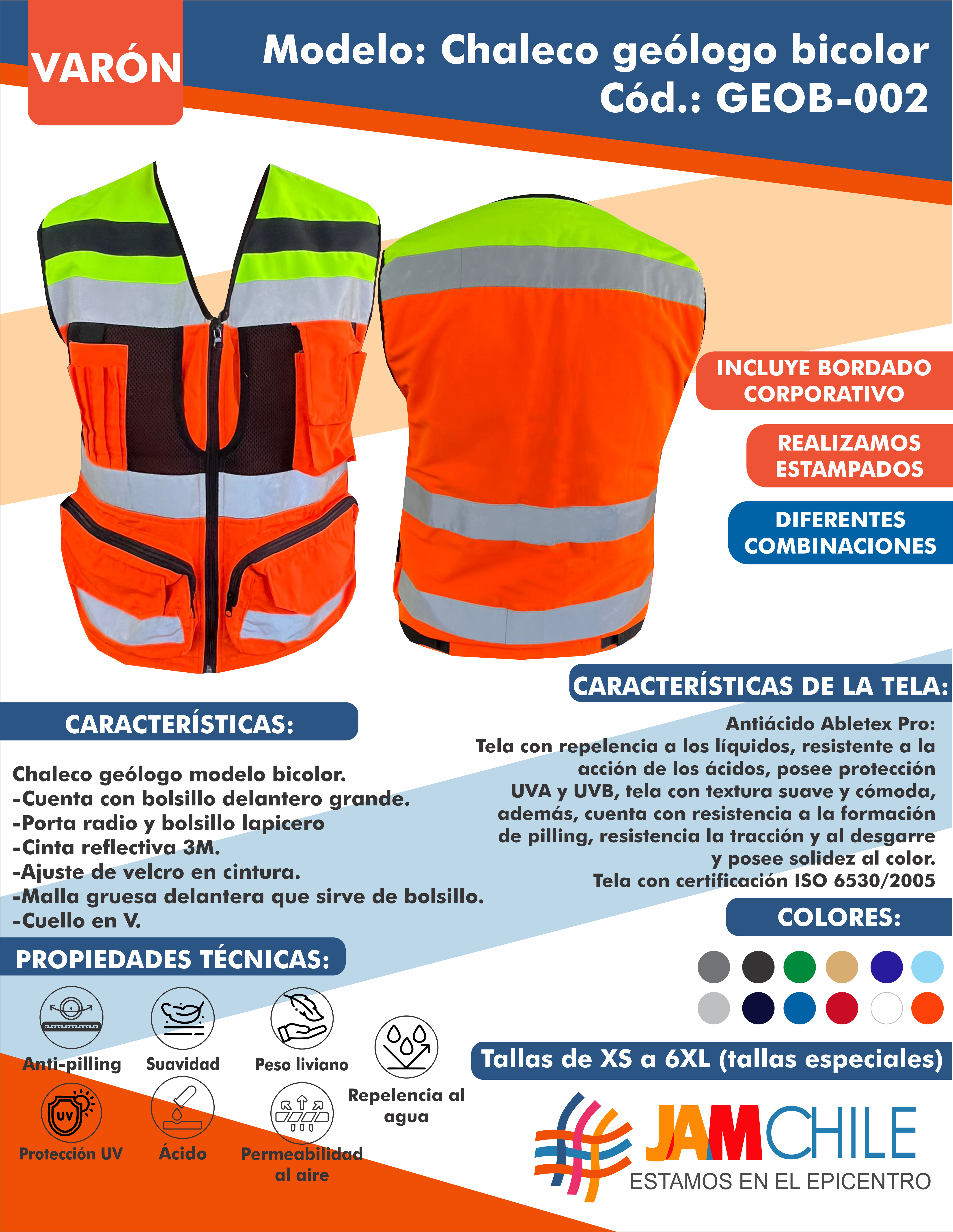 geologo bicolor varon (GEOB-002)
