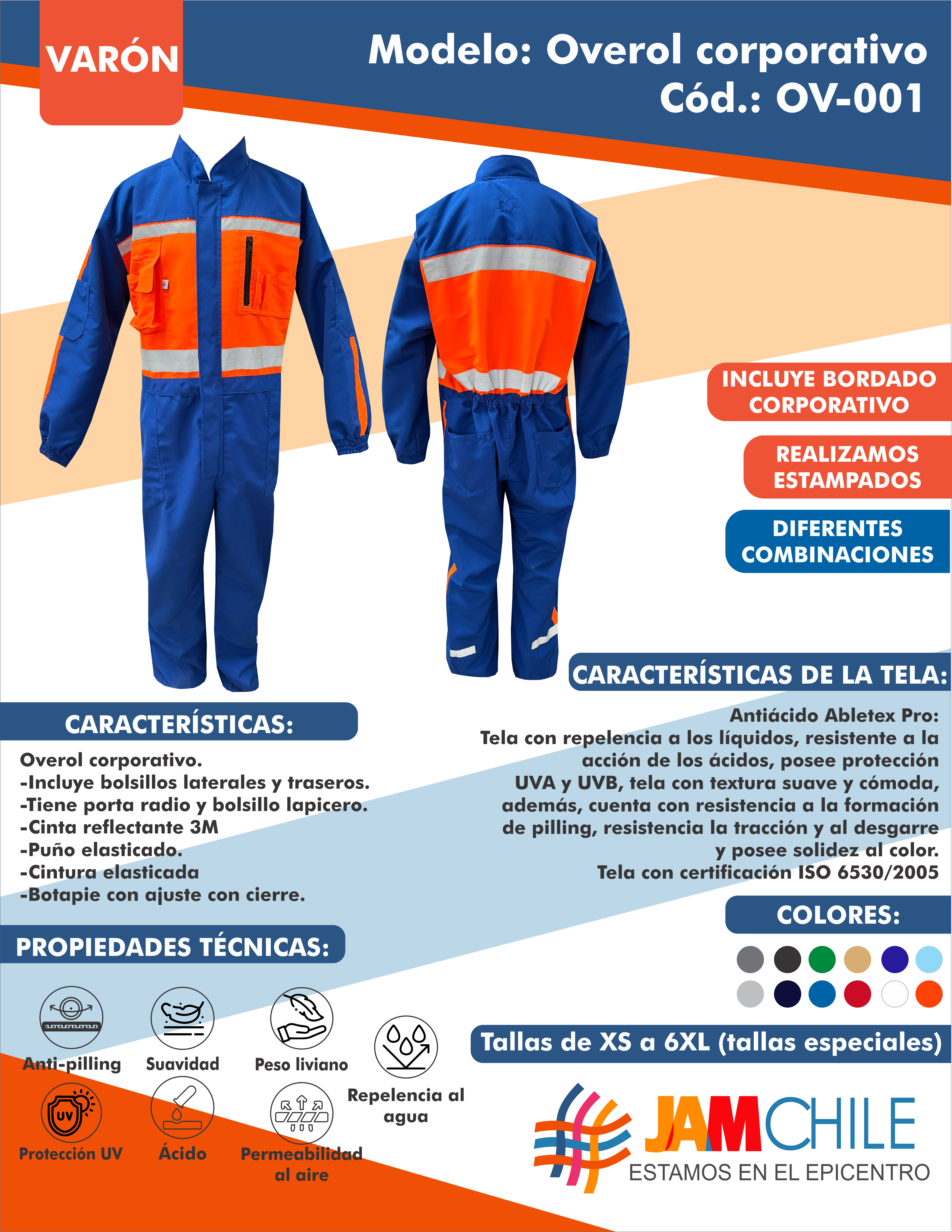 overol cesmec (OV-001)